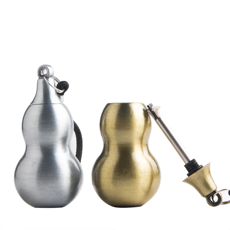 Creative Gourd Kerosene Million Matches Lighter Metal Portable Outdoor Waterproof Briquets Et Accessoires Fumeurs Gifts for Men
Creative Gourd Kerosene Million Matches Lighter Metal Portable Outdoor Waterproof Briquets Et Accessoires Fumeurs Gifts for Men