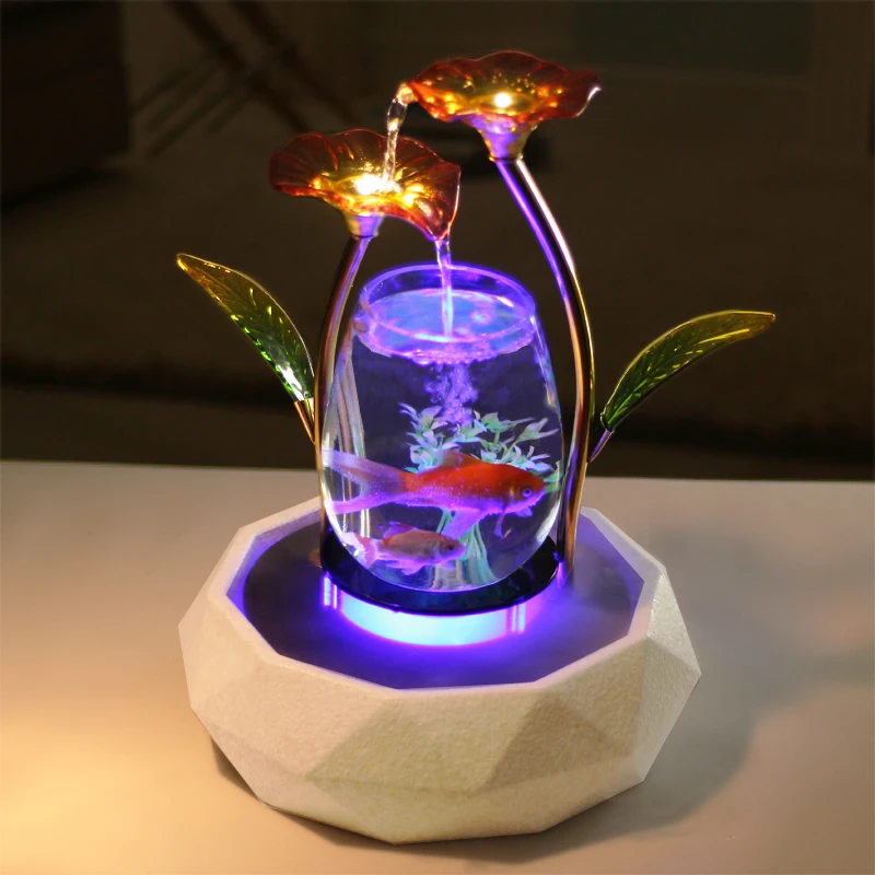 GY European Style Fish Globe Living Room Home Ecological Glass Ceramic round Desk Mini Small Creative Flow Aquarium
GY European Style Fish Globe Living Room Home Ecological Glass Ceramic round Desk Mini Small Creative Flow Aquarium