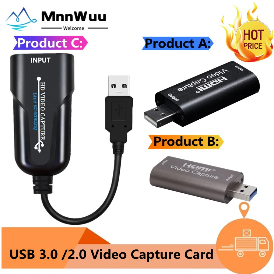 USB 3 0 HDMI видео карта захвата 1080P совместимому с надежную поточную передачу адаптер