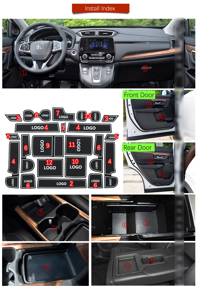 Car Door Groove Mat For Honda CRV 2017 2018 2019 CR-V 2017-2018 CR V 5th Gen V Gate Slot Mat Rubber Anti-Slip Mat
Car Door Groove Mat For Honda CRV 2017 2018 2019 CR-V 2017-2018 CR V 5th Gen V Gate Slot Mat Rubber Anti-Slip Mat