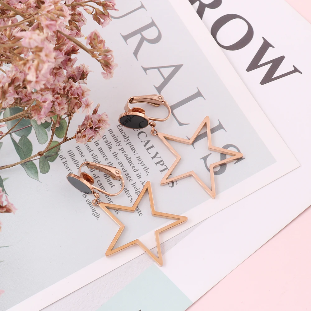 Wholesale Price Drop Shipping Girls Star Ear Clip Jewelry Fashion Korean Style Drop Earrings For Women New Year's Give Gift
Wholesale Price Drop Shipping Girls Star Ear Clip Jewelry Fashion Korean Style Drop Earrings For Women New Year's Give Gift