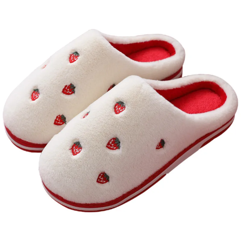 Akexiya New Fashion Fruit Indoor Slippers Women Warm Plush Home Slipper Anti-slip Soft Lovers Winter Shoes Cherry Ladies Slides
Akexiya New Fashion Fruit Indoor Slippers Women Warm Plush Home Slipper Anti-slip Soft Lovers Winter Shoes Cherry Ladies Slides