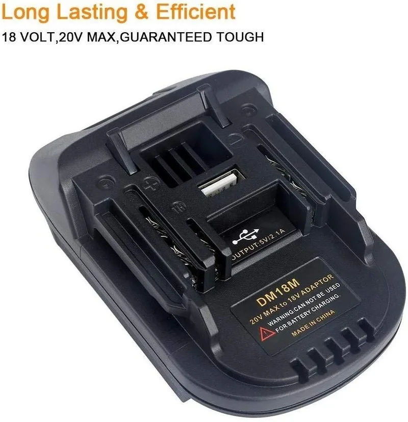 Power Battery Adapter Battery Converter for Milwaukee M18 18V Battery or for Dewalt 18V-20V Battery To Become Makita 18V Battery
Power Battery Adapter Battery Converter for Milwaukee M18 18V Battery or for Dewalt 18V-20V Battery To Become Makita 18V Battery
