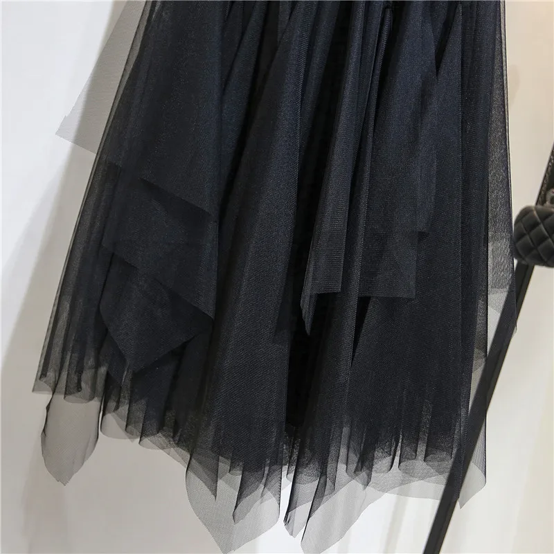 2021 Spring Summer Midi Skirts Casual Mesh Patchwork Tutu Tulle Skirt Irregular Long Skirts Daily womens pleated skirt
2021 Spring Summer Midi Skirts Casual Mesh Patchwork Tutu Tulle Skirt Irregular Long Skirts Daily womens pleated skirt