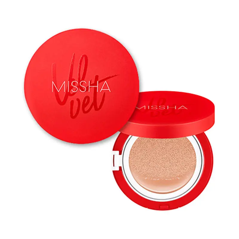 

MISSHA Velvet Finish Cushion (SPF50 / PA ) BB Cream Sunscreen Air Cushion Concealer Moisturizing Foundation Whitening Makeup