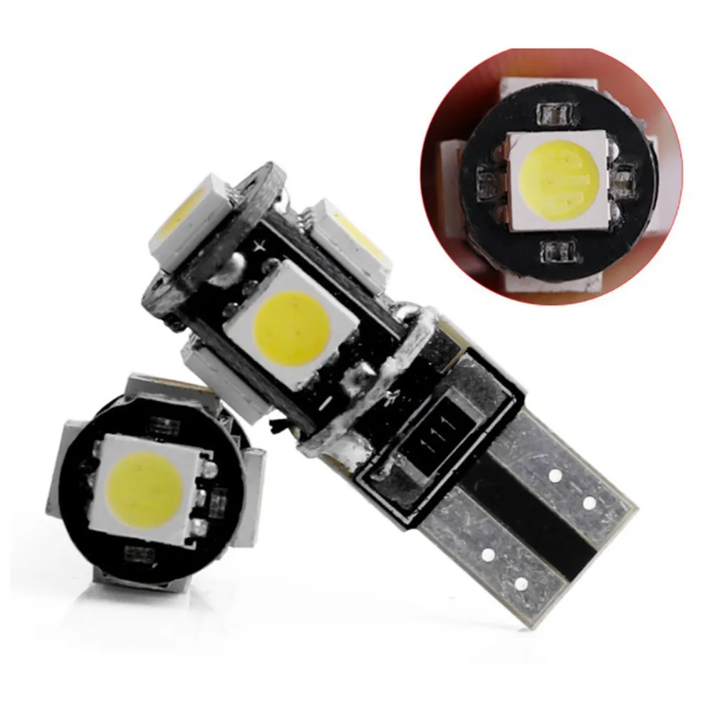 10X Decoding Led Car Light W5W T10 5050 5SMD Width Indicator Light Reading Light Car License Plate Lamp 12V
10X Decoding Led Car Light W5W T10 5050 5SMD Width Indicator Light Reading Light Car License Plate Lamp 12V