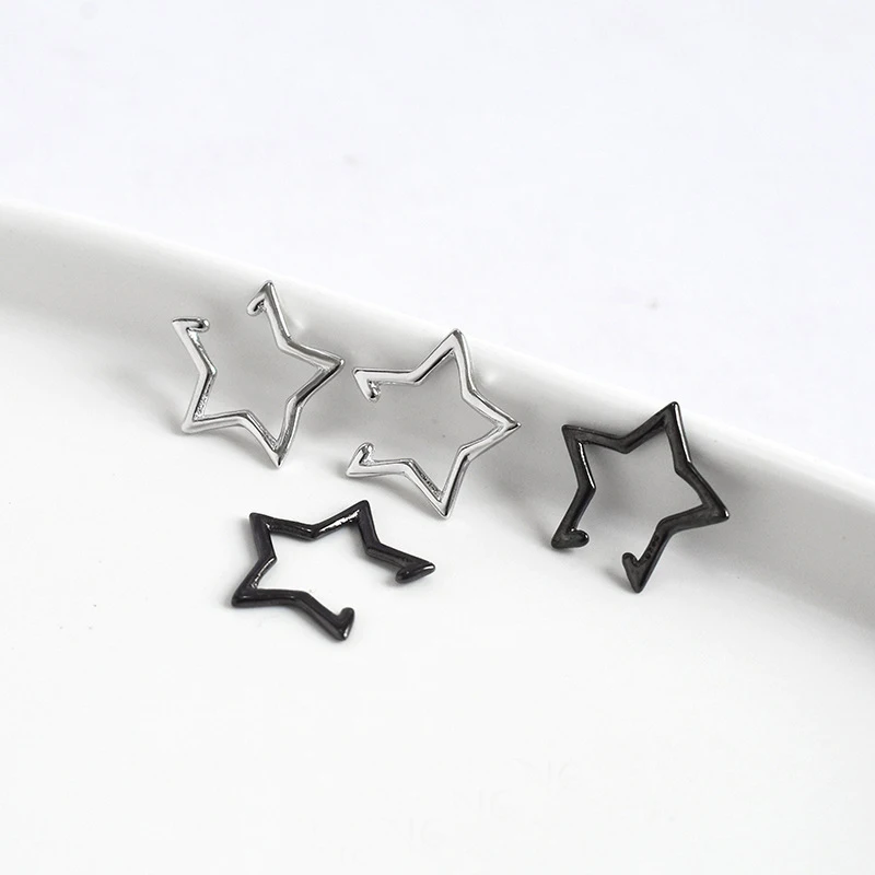 Star Cuff Earrings Real 925 Sterling Silver Star Cartilage Earrings Clip On Ear Cuff Earrings for Non-Pierced Ears
Star Cuff Earrings Real 925 Sterling Silver Star Cartilage Earrings Clip On Ear Cuff Earrings for Non-Pierced Ears