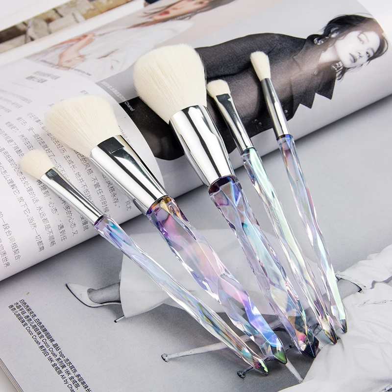 Anmor 5Pcs Crystal Style Make Up Brushes Set Powder Foundation Eye Shadow Blush Brush Cosmetic Professional Makeup Tools Kit
Anmor 5Pcs Crystal Style Make Up Brushes Set Powder Foundation Eye Shadow Blush Brush Cosmetic Professional Makeup Tools Kit