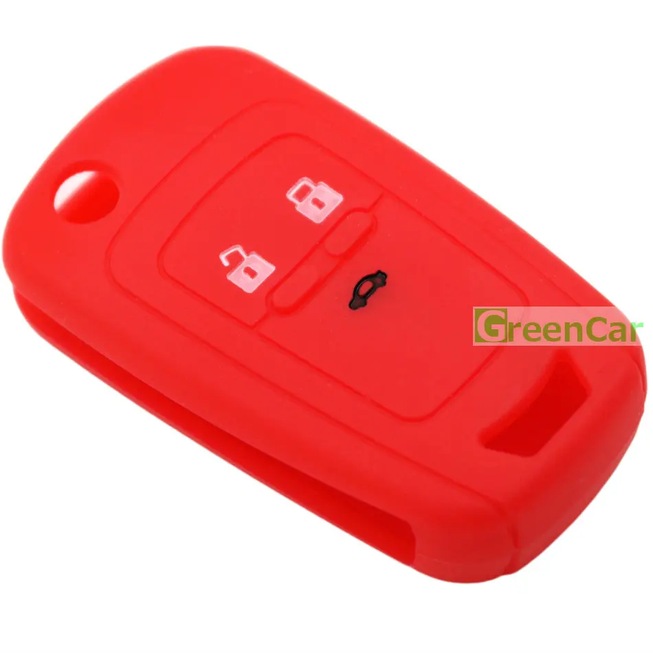 1pcs Silicone 3 Button Remote Flip Key Shell Case for CHEVROLET Malibu Cruze Aveo Glow Light Green,Black, Red, Blue, White etc
1pcs Silicone 3 Button Remote Flip Key Shell Case for CHEVROLET Malibu Cruze Aveo Glow Light Green,Black, Red, Blue, White etc