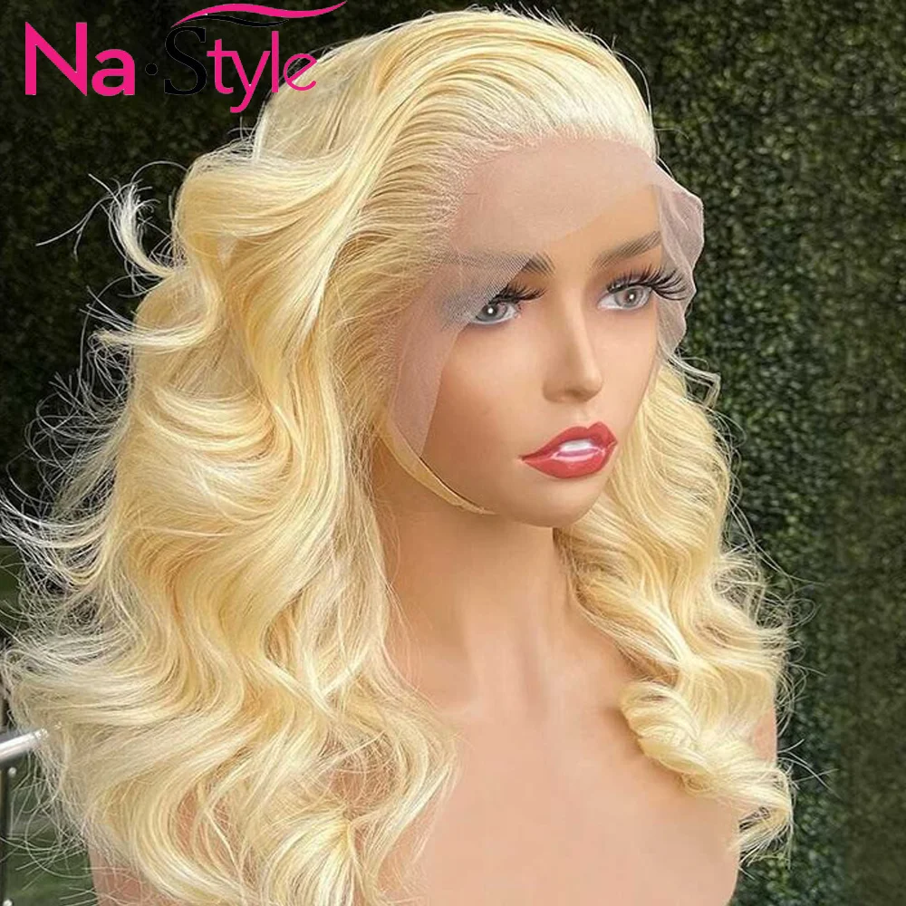 

613 Blonde Wig Human Hair Transparent Lace Wigs Body Wave Brazilian Hair Human Hair Wigs For Black Women Long Wigs Preplucked