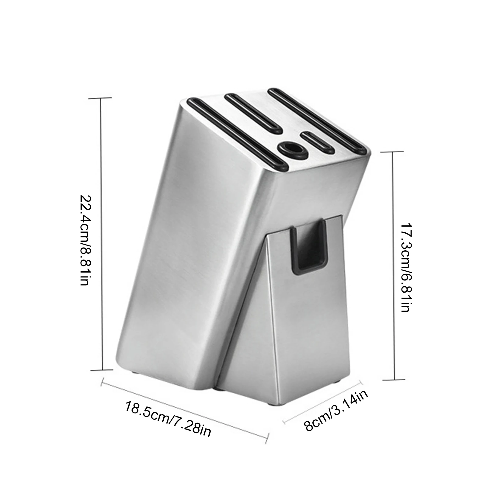 5 Cells Modern Stainless Steel Knife Block Knife Holder Universal Knife Stand Storage Organizer Kitchen Storage
5 Cells Modern Stainless Steel Knife Block Knife Holder Universal Knife Stand Storage Organizer Kitchen Storage