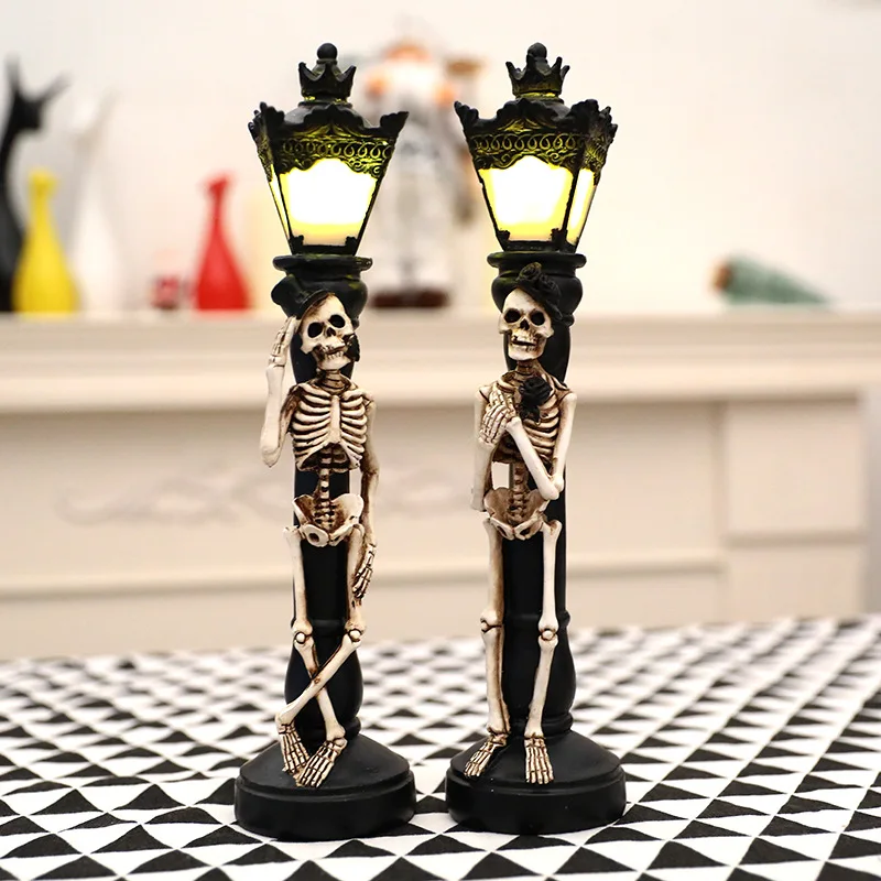 2021 Simulation Resin Skull Decoration Light Party Venue Layout Props Halloween Street Skeleton Decorative Lamp for Home Decor
2021 Simulation Resin Skull Decoration Light Party Venue Layout Props Halloween Street Skeleton Decorative Lamp for Home Decor