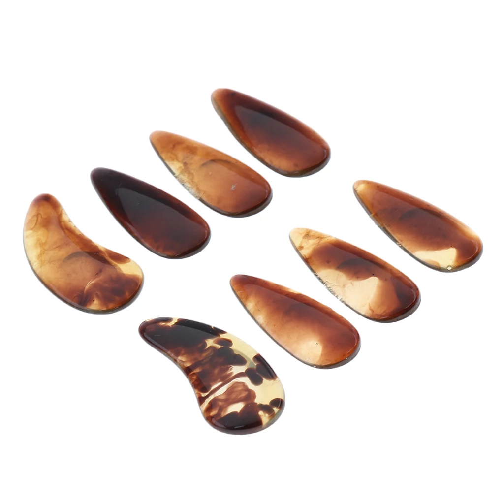 8pcs Finger Picks Groove Chinese Zither Koto Guzheng Nails with Adhesive Tape for Adults Players
8pcs Finger Picks Groove Chinese Zither Koto Guzheng Nails with Adhesive Tape for Adults Players