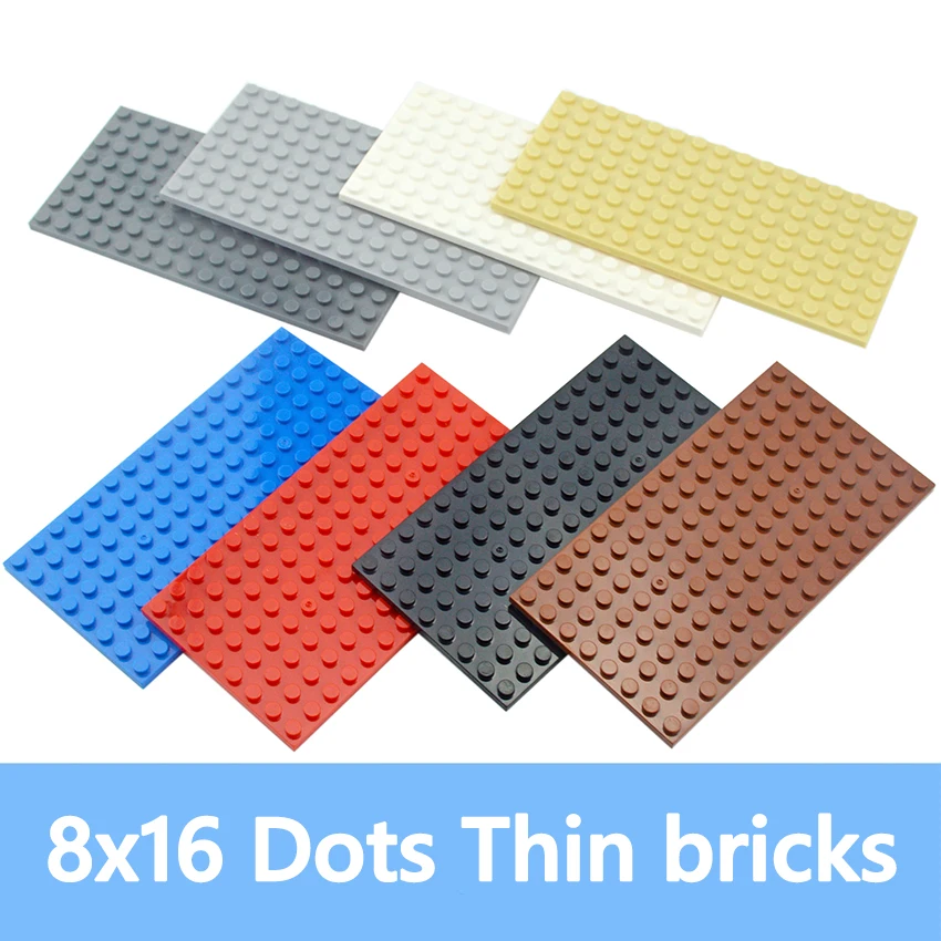 6pcs DIY Building Blocks Thin Figures Bricks 8x16 Dots Educational Creative Assembles Particles Size Compatible With 92438 Toys
6pcs DIY Building Blocks Thin Figures Bricks 8x16 Dots Educational Creative Assembles Particles Size Compatible With 92438 Toys