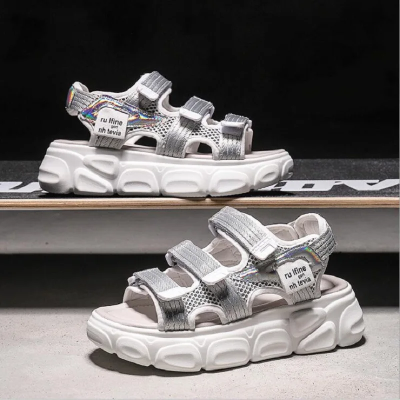 2021 Women's Sandals Summer Net Red Sneakers Trend Line Korean Thickened Women's Sandals Summer Woman Dress Zapatos De Mujer
2021 Women's Sandals Summer Net Red Sneakers Trend Line Korean Thickened Women's Sandals Summer Woman Dress Zapatos De Mujer