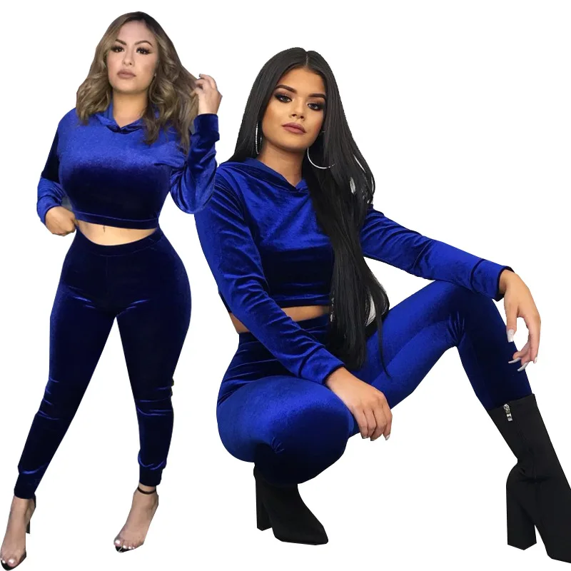Sweat Suits Women Velvet Two Piece Sets Long Sleeve Hoodie Crop Top and Leggings Pants Matching Set Lounge Wear Winter Outfits
Sweat Suits Women Velvet Two Piece Sets Long Sleeve Hoodie Crop Top and Leggings Pants Matching Set Lounge Wear Winter Outfits