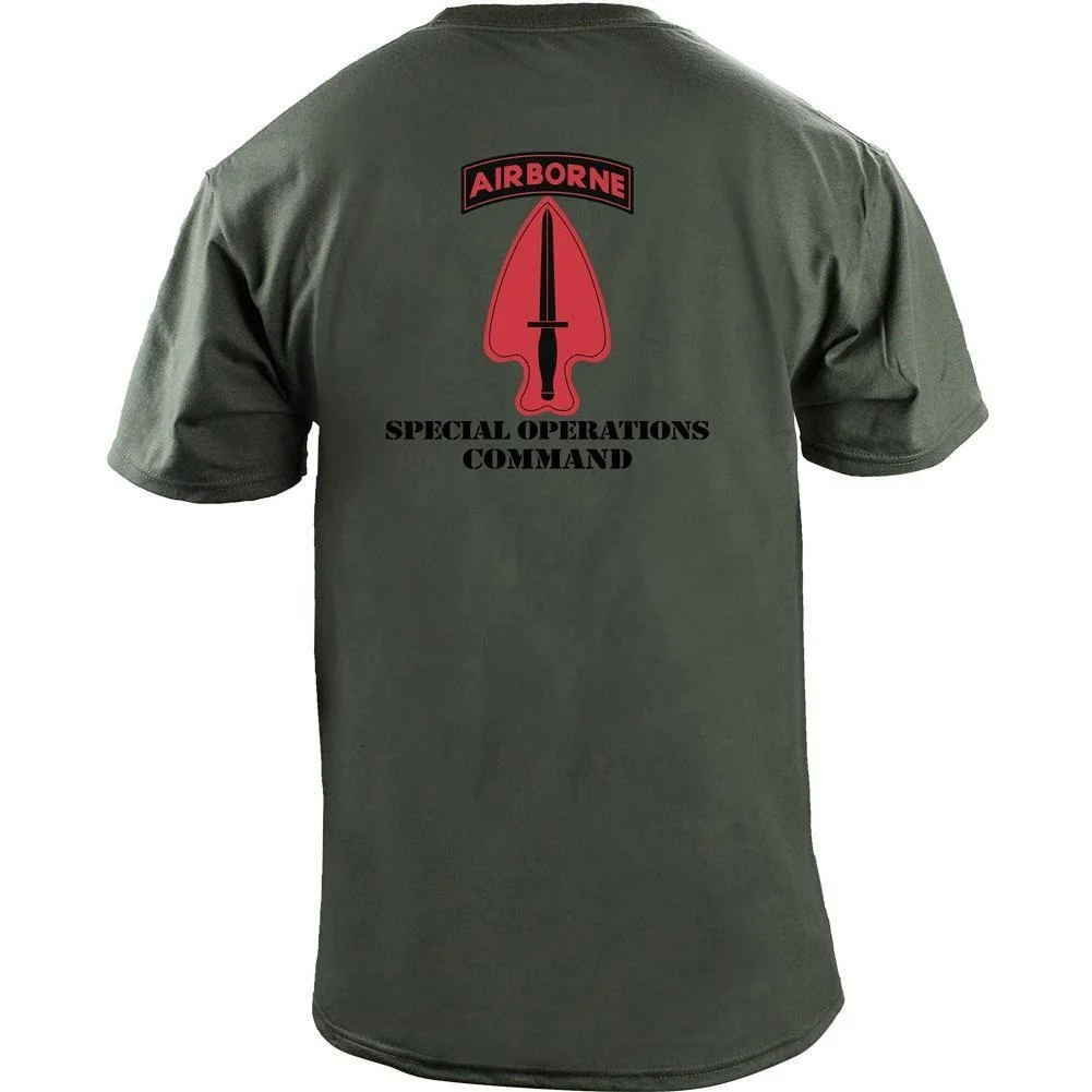 Army Aiorne Special Operations Command Full Colour Veteran T-shirts. Summer Lasting Charm Men T-shirts New S-3XL
Army Aiorne Special Operations Command Full Colour Veteran T-shirts. Summer Lasting Charm Men T-shirts New S-3XL