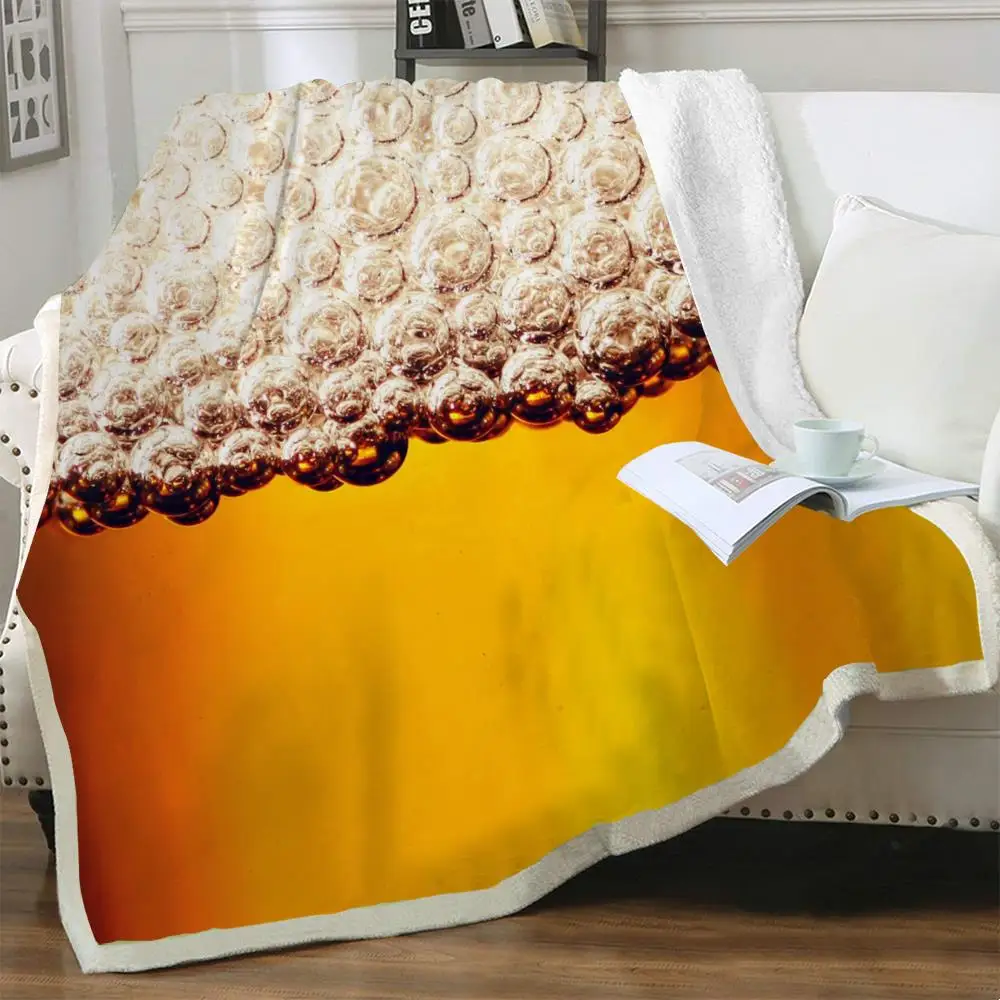 NKNK Beer Blanket Novel Bedspread For Bed Harajuku Bedding Throw Hip Hop Plush Throw Blanket Sherpa Blanket New High Quality
NKNK Beer Blanket Novel Bedspread For Bed Harajuku Bedding Throw Hip Hop Plush Throw Blanket Sherpa Blanket New High Quality