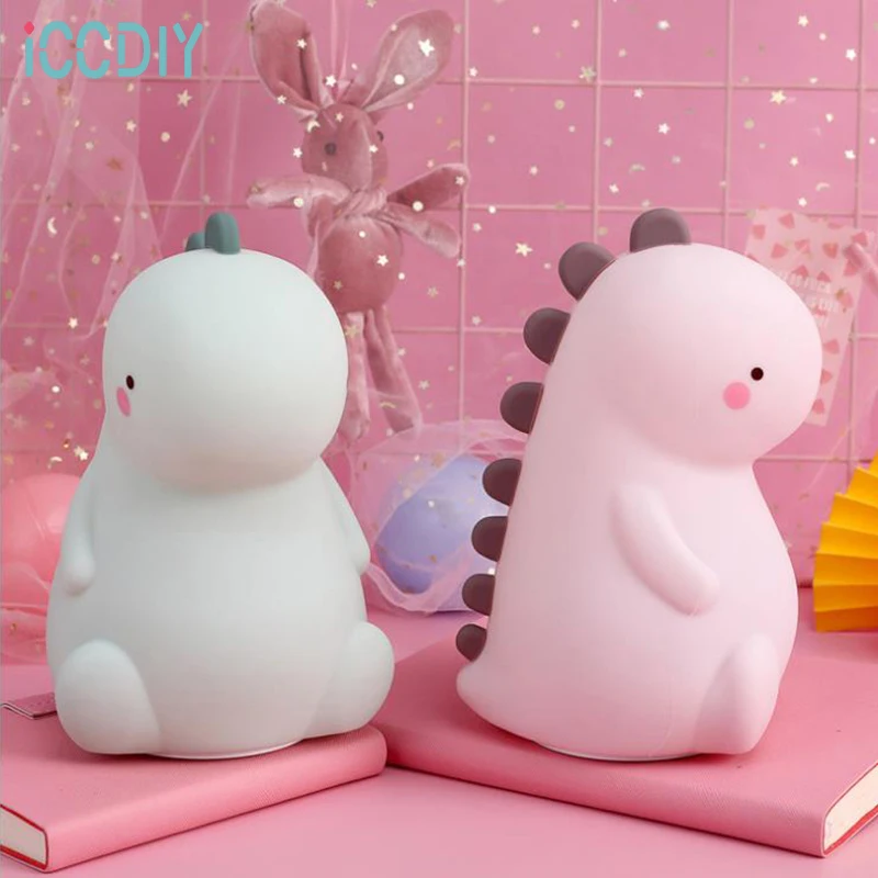 RGB Cartoon Led Night Light USB Rechargeable Dinosaur Night Lamp for Baby Gift Children Christmas Present New Year Home Decor
RGB Cartoon Led Night Light USB Rechargeable Dinosaur Night Lamp for Baby Gift Children Christmas Present New Year Home Decor