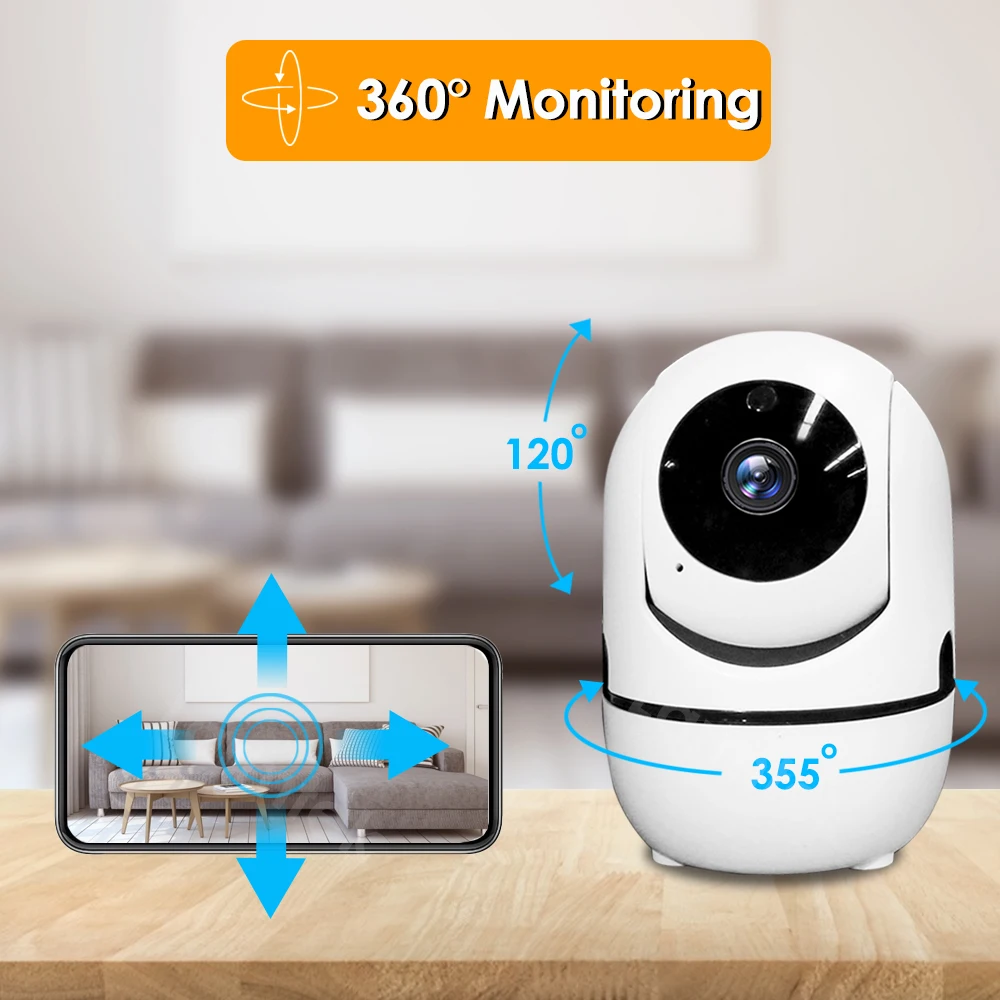 IP Camera 5G WiFi Baby Monitor 1080P Mini Indoor CCTV Security Camera AI Auto Tracking Two Way Audio Video Surveillance Camera
IP Camera 5G WiFi Baby Monitor 1080P Mini Indoor CCTV Security Camera AI Auto Tracking Two Way Audio Video Surveillance Camera