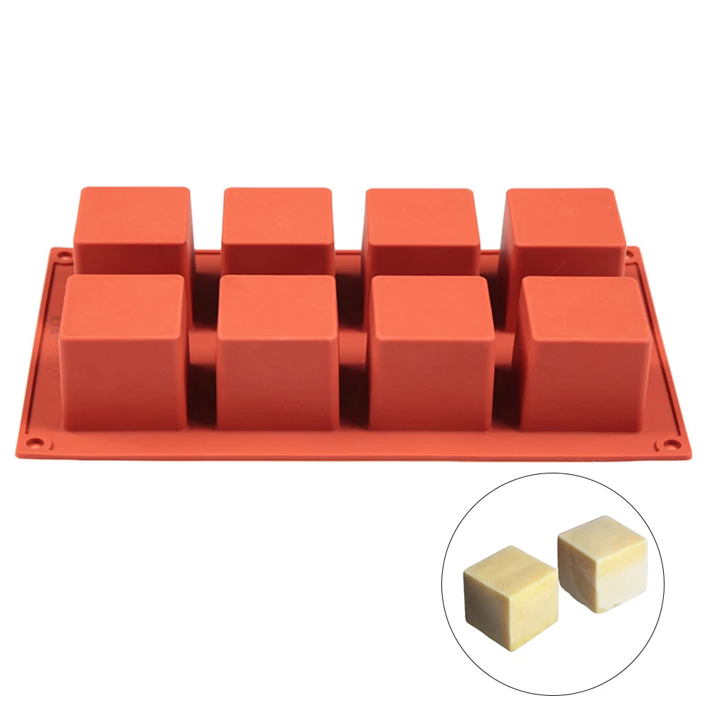 8 Cavity Cube Square Shape Silicone Cake Mold Decorating Tools Diy Dessert Mousse Fondant Cake Soap Moulds For Kitchen Baking
8 Cavity Cube Square Shape Silicone Cake Mold Decorating Tools Diy Dessert Mousse Fondant Cake Soap Moulds For Kitchen Baking