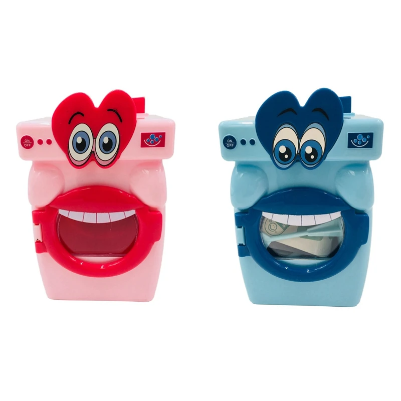 2x Big Mouth Washing Machine Toy Girl Play House Simulation Life Appliances Pretend Housework Game for Childrens A & B
2x Big Mouth Washing Machine Toy Girl Play House Simulation Life Appliances Pretend Housework Game for Childrens A & B