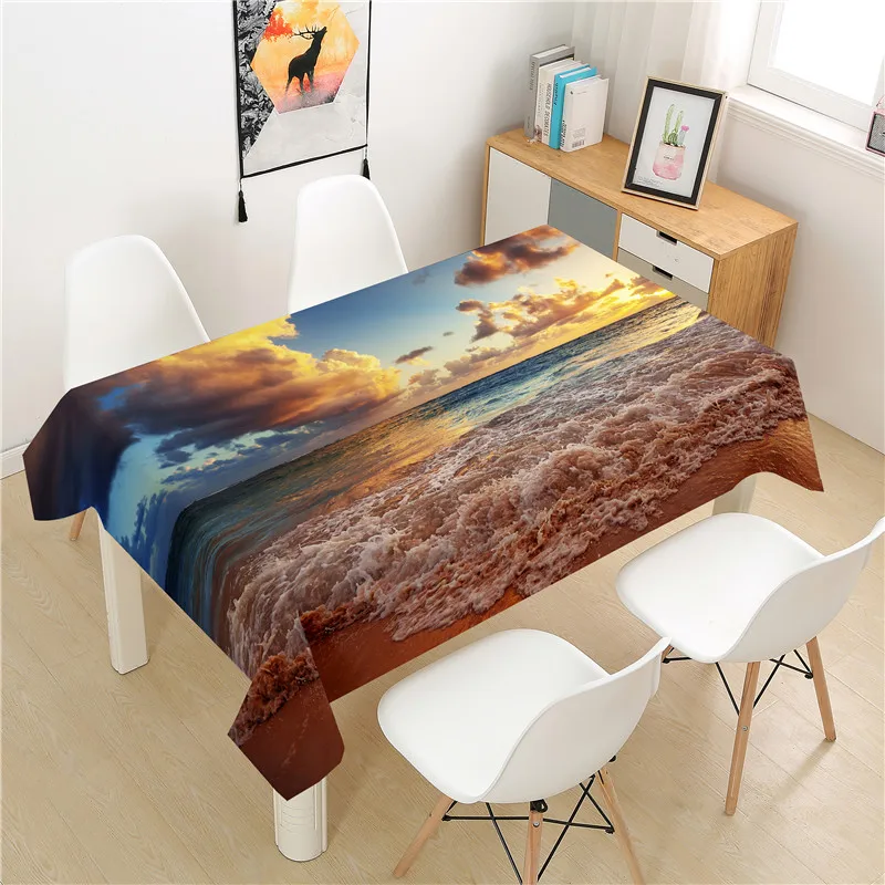 Beautiful Seaside Tablecloth polyester Hotel Picnic Table Rectangular Table Covers Home Dining Tea Table Decoration
Beautiful Seaside Tablecloth polyester Hotel Picnic Table Rectangular Table Covers Home Dining Tea Table Decoration