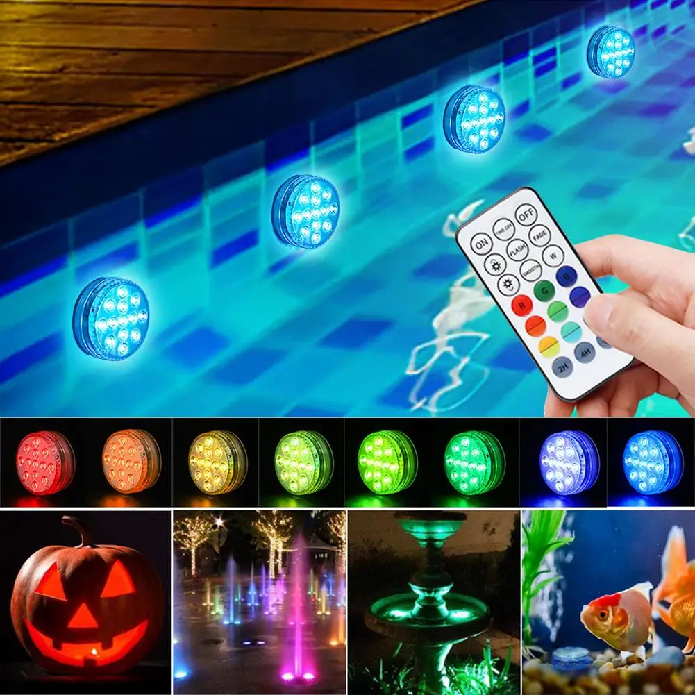 Погружной RGB светильник с дистанционным управлением, 13 светодисветодиодный, подводный ночной Светильник для бассейна, уличная лампа для ВА...
Погружной RGB светильник с дистанционным управлением, 13 светодисветодиодный, подводный ночной Светильник для бассейна, уличная лампа для ВА...