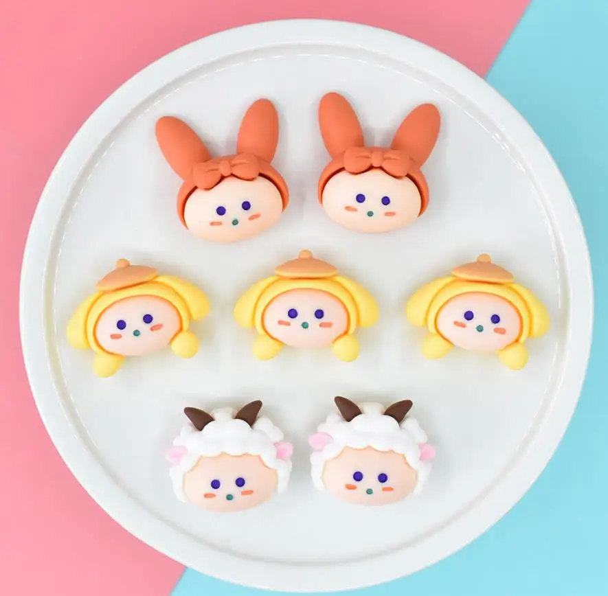 Resin Cartoon Lamb Flatback Cabochon For DIY Embellishments Hair Accessories Jewelry Craft Scrapbook Decoration
Resin Cartoon Lamb Flatback Cabochon For DIY Embellishments Hair Accessories Jewelry Craft Scrapbook Decoration