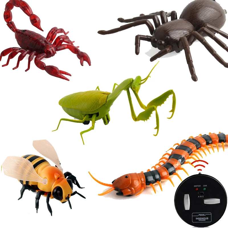 Infrared remote control electric insect toy simulation snail mouse bee ladybug mantis spider prank insect child robot toy
Infrared remote control electric insect toy simulation snail mouse bee ladybug mantis spider prank insect child robot toy