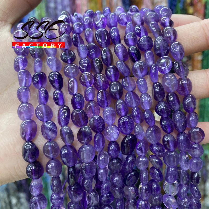 Natural Irregular Purple Amethysts Beads Loose Beads for Jewelry Making DIY Bracelets Necklace Accessories 6-8 8-10mm 15''strand
Natural Irregular Purple Amethysts Beads Loose Beads for Jewelry Making DIY Bracelets Necklace Accessories 6-8 8-10mm 15''strand