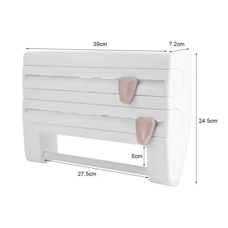 Kitchen Cling Film Holder Sauce Bottle Storage Rack Paper Towel Holder Mount Kitchen Tool Cling Film Cut Kitchen Organizer
Kitchen Cling Film Holder Sauce Bottle Storage Rack Paper Towel Holder Mount Kitchen Tool Cling Film Cut Kitchen Organizer