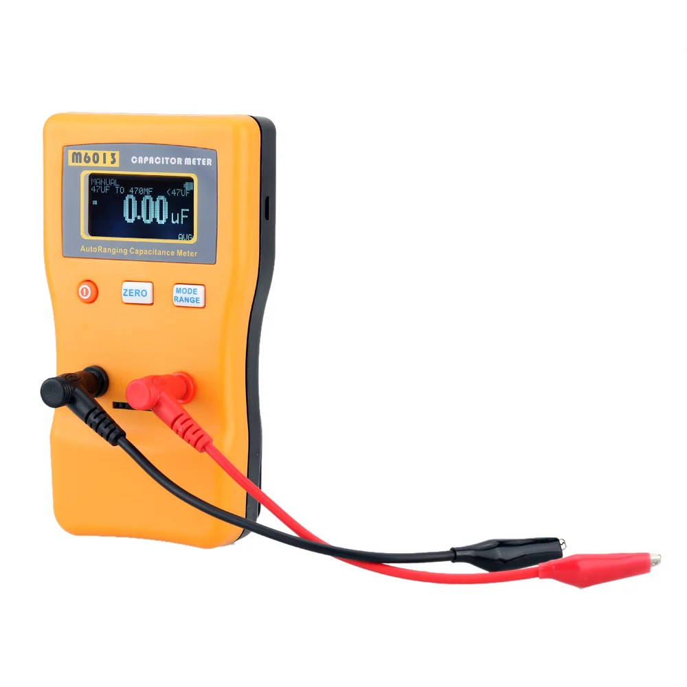 M6013 High Precision Auto-ranging Capacitor Meter Professional Measuring Capacitance Resistance Capacitor Circuit Tester Meter
M6013 High Precision Auto-ranging Capacitor Meter Professional Measuring Capacitance Resistance Capacitor Circuit Tester Meter