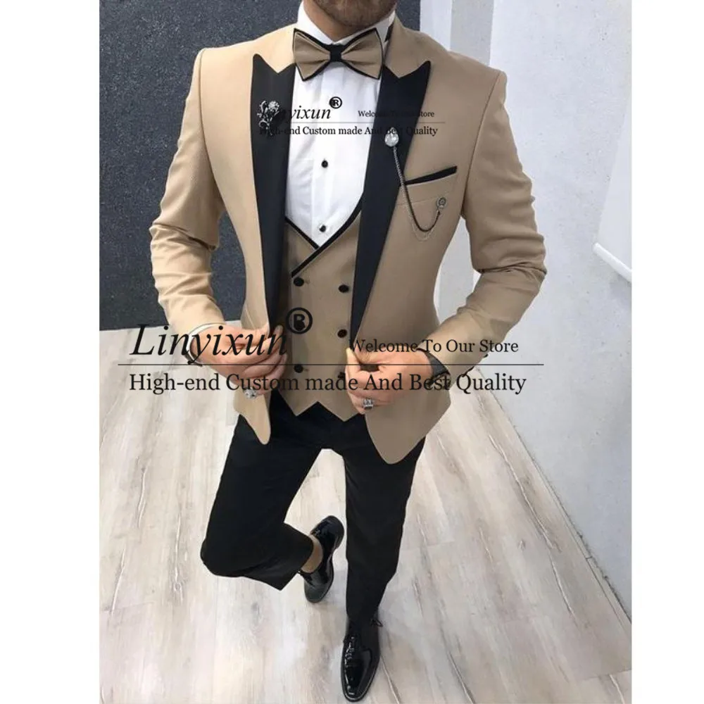 2021 New Arrival Latest Designs Men's Classic Suits for Wedding Groom Tuxedo Slim Fit Terno Masculino Prom Party 3 Pieces
2021 New Arrival Latest Designs Men's Classic Suits for Wedding Groom Tuxedo Slim Fit Terno Masculino Prom Party 3 Pieces