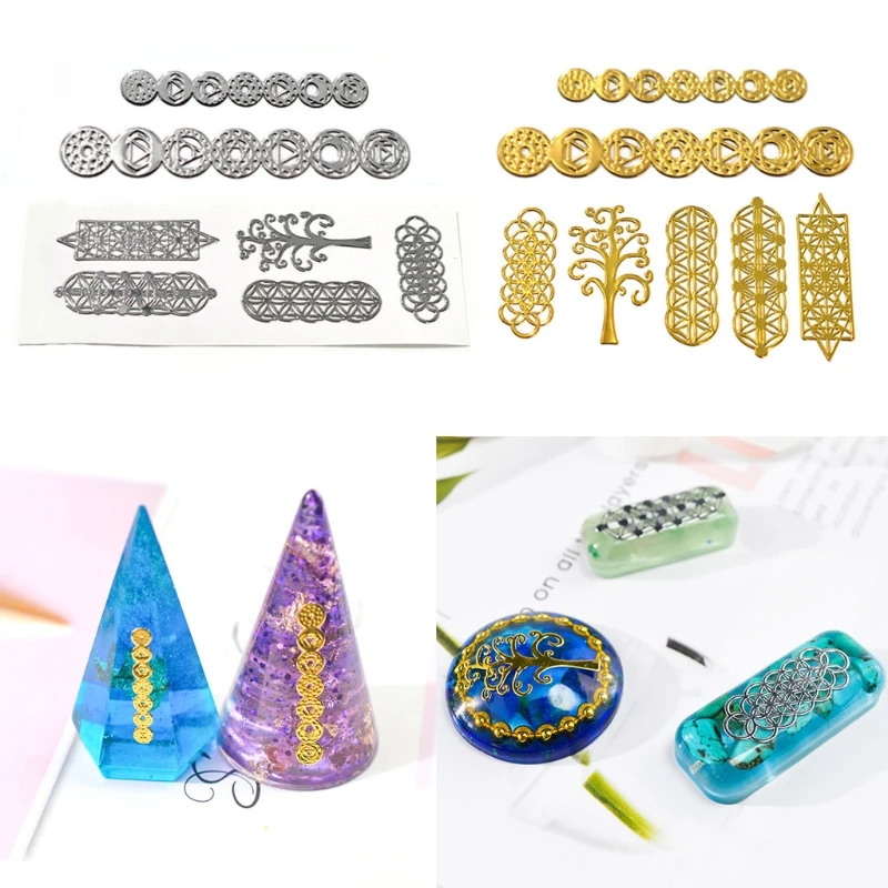 1 Set Seven Chakras Metal Stickers Epoxy Resin Mold Fillings Jewelry Making Material Filler DIY Art Crafts Decorations
1 Set Seven Chakras Metal Stickers Epoxy Resin Mold Fillings Jewelry Making Material Filler DIY Art Crafts Decorations