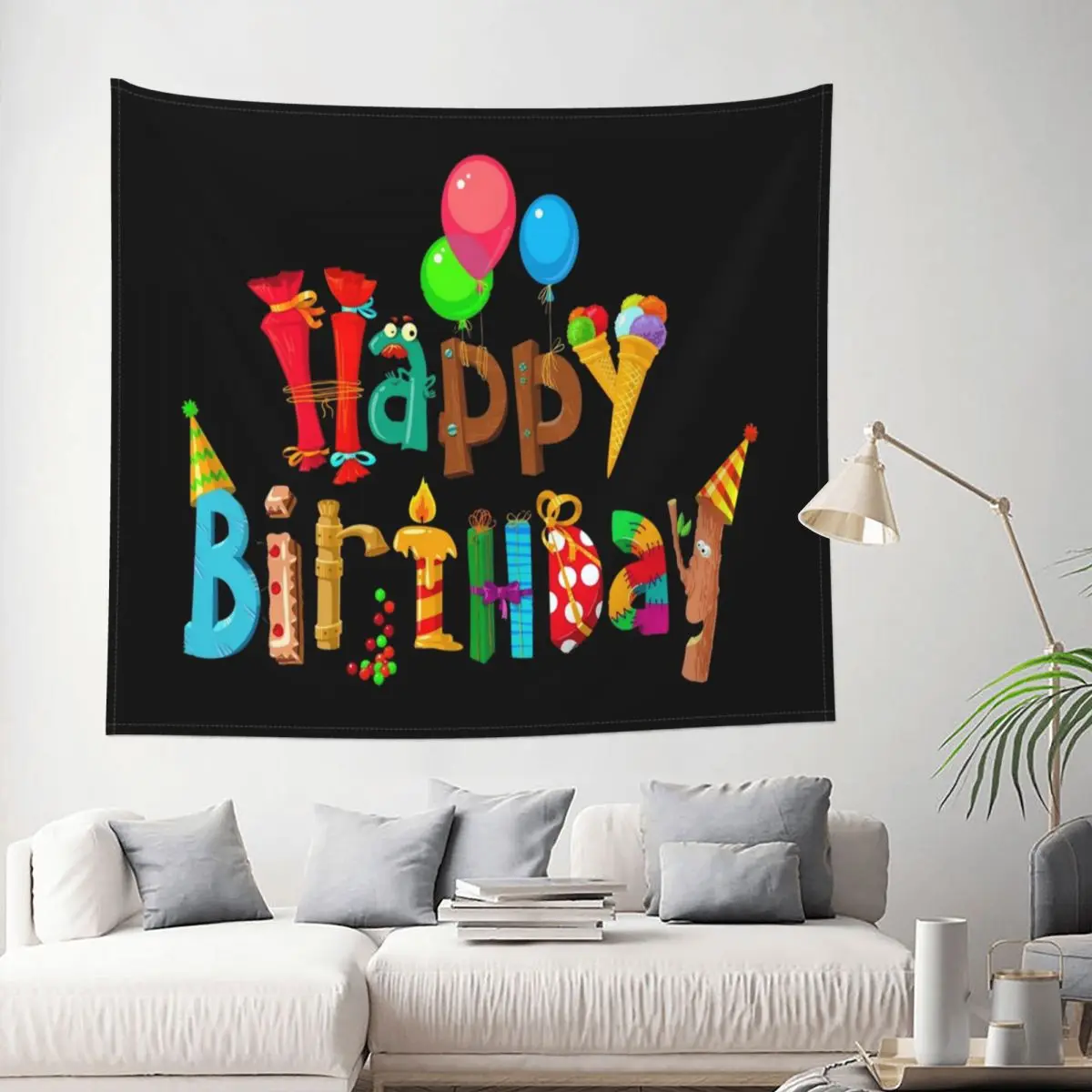 Happy Birthday Wishes Tapestry Jesus Funny Love Decoration Wall Room Home Decor Hanging Living room Kawaii Cartom Fashion
Happy Birthday Wishes Tapestry Jesus Funny Love Decoration Wall Room Home Decor Hanging Living room Kawaii Cartom Fashion