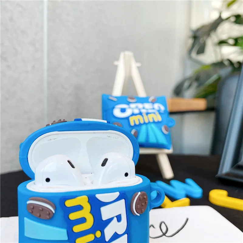 For Airpods 1/2 Case,3D Cute Chocolate chip cookies Case For Airpods Case Soft Silicone Earphone Cover For Airpods Pro Case
For Airpods 1/2 Case,3D Cute Chocolate chip cookies Case For Airpods Case Soft Silicone Earphone Cover For Airpods Pro Case