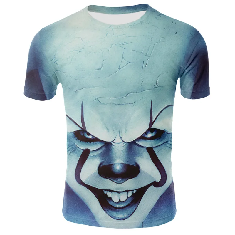 New Hot Sale Clown 3D Print T-shirt Men Clown Print T-shirt Horror Face Casual Men Fashion Short Sleeve Handsome Punk t-shirts
New Hot Sale Clown 3D Print T-shirt Men Clown Print T-shirt Horror Face Casual Men Fashion Short Sleeve Handsome Punk t-shirts