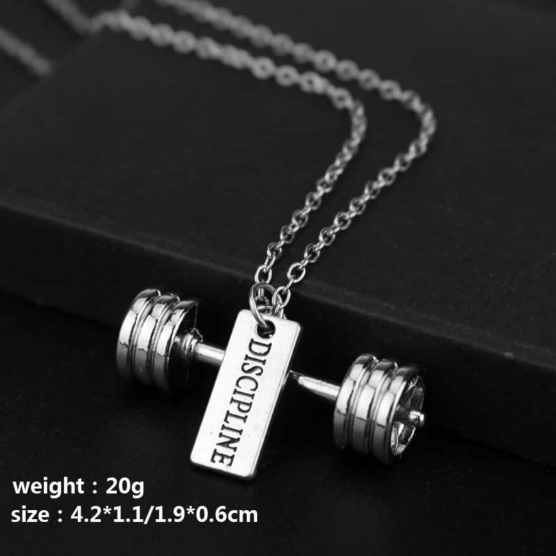 Men Women Sport Jewelry Necklace Fitness Gym dumbbell Charm Pendants Necklaces Bodybuilding Barbell Dumbbell Necklace
Men Women Sport Jewelry Necklace Fitness Gym dumbbell Charm Pendants Necklaces Bodybuilding Barbell Dumbbell Necklace