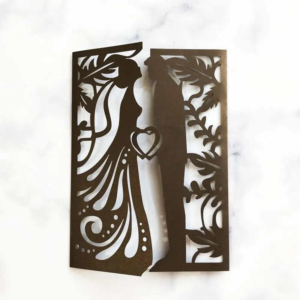 20pcs/lot Wedding Invitation Card Holow Out Bride And Groom Happiness Time Marriage Engagements Anniversary Ceremony Invitation
20pcs/lot Wedding Invitation Card Holow Out Bride And Groom Happiness Time Marriage Engagements Anniversary Ceremony Invitation