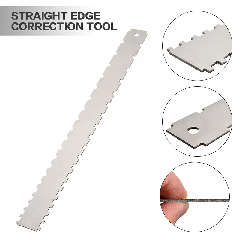 Electric Acoustic Guitar Neck Straight Edge Fret Rocker for Most Guitar Stainless Steel Guitars Protector Luthier Tools
Electric Acoustic Guitar Neck Straight Edge Fret Rocker for Most Guitar Stainless Steel Guitars Protector Luthier Tools