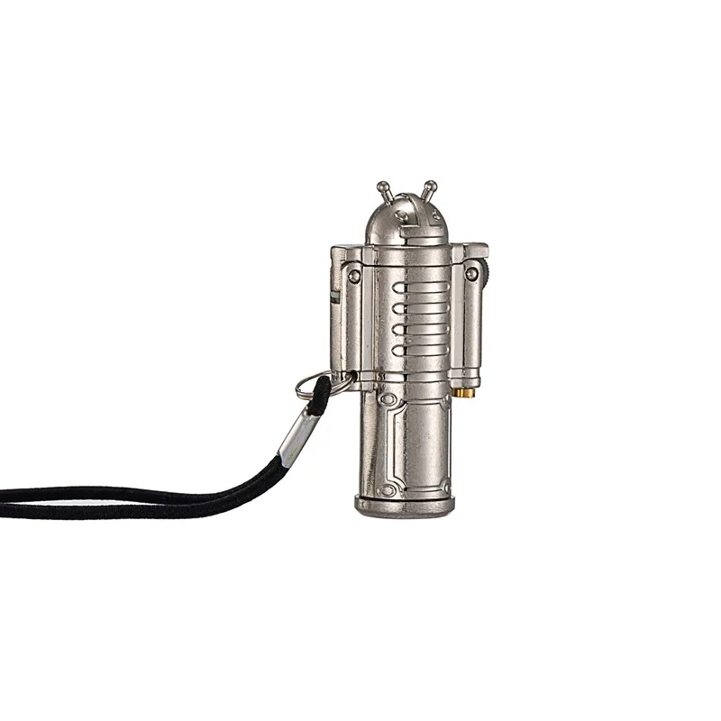 Alien Creative Appearance Pendant Kerosene Lighter Grinding Wheel Metal Lighter Portable with Rope Outdoor Not Easy To Lose
Alien Creative Appearance Pendant Kerosene Lighter Grinding Wheel Metal Lighter Portable with Rope Outdoor Not Easy To Lose