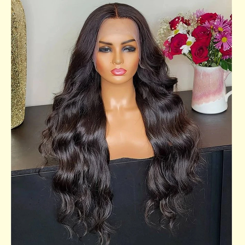 Body Wave Natural Black Wig Synthetic Hair Lace Front Wigs For Black Women Middle Part Frontal Fiber Natural Hairline Glueless
Body Wave Natural Black Wig Synthetic Hair Lace Front Wigs For Black Women Middle Part Frontal Fiber Natural Hairline Glueless