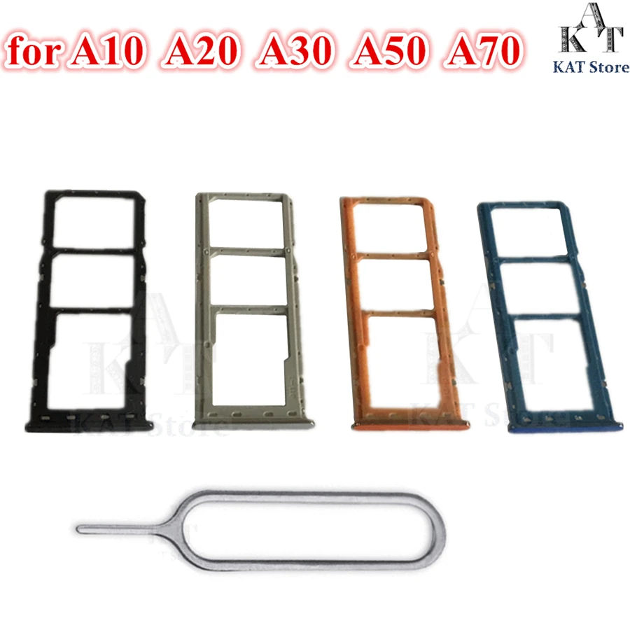 1 шт. держатель для sim карт Samsung Galaxy A10 A105F A20 A205F A30 A305F A50 A505F A70 Nano Micro SD слот Sim карты