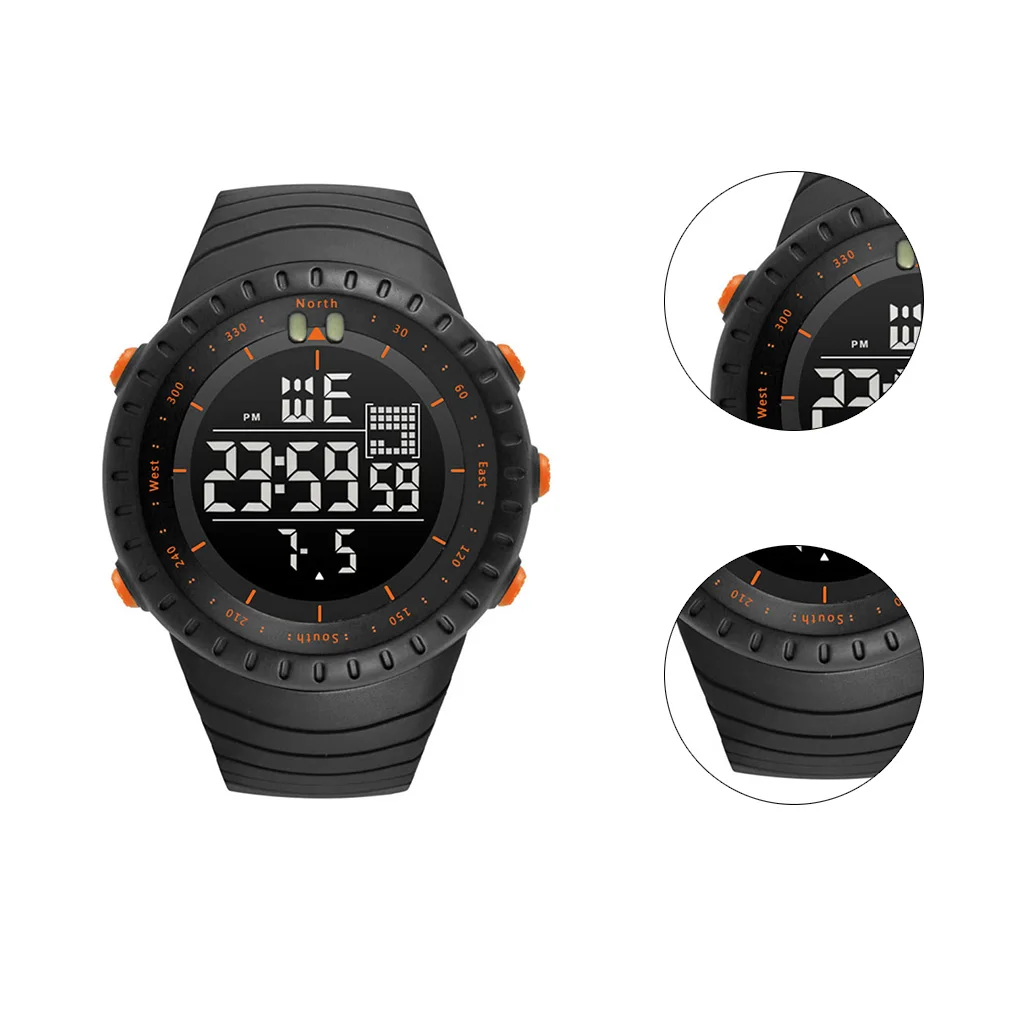

Men Outdoor Bluetooth Sport Watch Male 50M Waterproof Luminous Backlight Wristwatch Date Digital Boy Date Clock