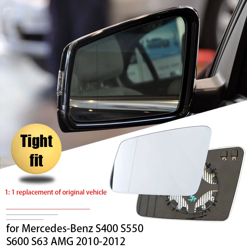 Side View Rearview Wing Heated Left & Right Mirror Glass for Mercedes-Benz S400 S550 S600 S63 AMG 2010-2012
Side View Rearview Wing Heated Left & Right Mirror Glass for Mercedes-Benz S400 S550 S600 S63 AMG 2010-2012