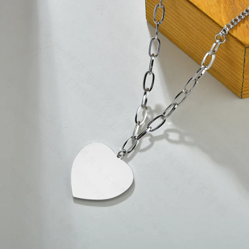 Heart Necklace Multilayer Goth Necklaces Vintage Chain Choker Women Fashion Stainless Steel Smileing Jewelry New Friends Gifts
Heart Necklace Multilayer Goth Necklaces Vintage Chain Choker Women Fashion Stainless Steel Smileing Jewelry New Friends Gifts
