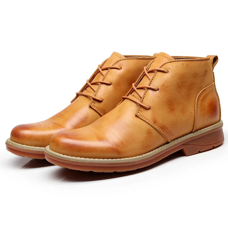 Men Martin Boots Comfy Men Sneakers High Quality Men's Leather Boots Men Hiking Boots Outsole Men Casual Work Boots Chaussures
Men Martin Boots Comfy Men Sneakers High Quality Men's Leather Boots Men Hiking Boots Outsole Men Casual Work Boots Chaussures