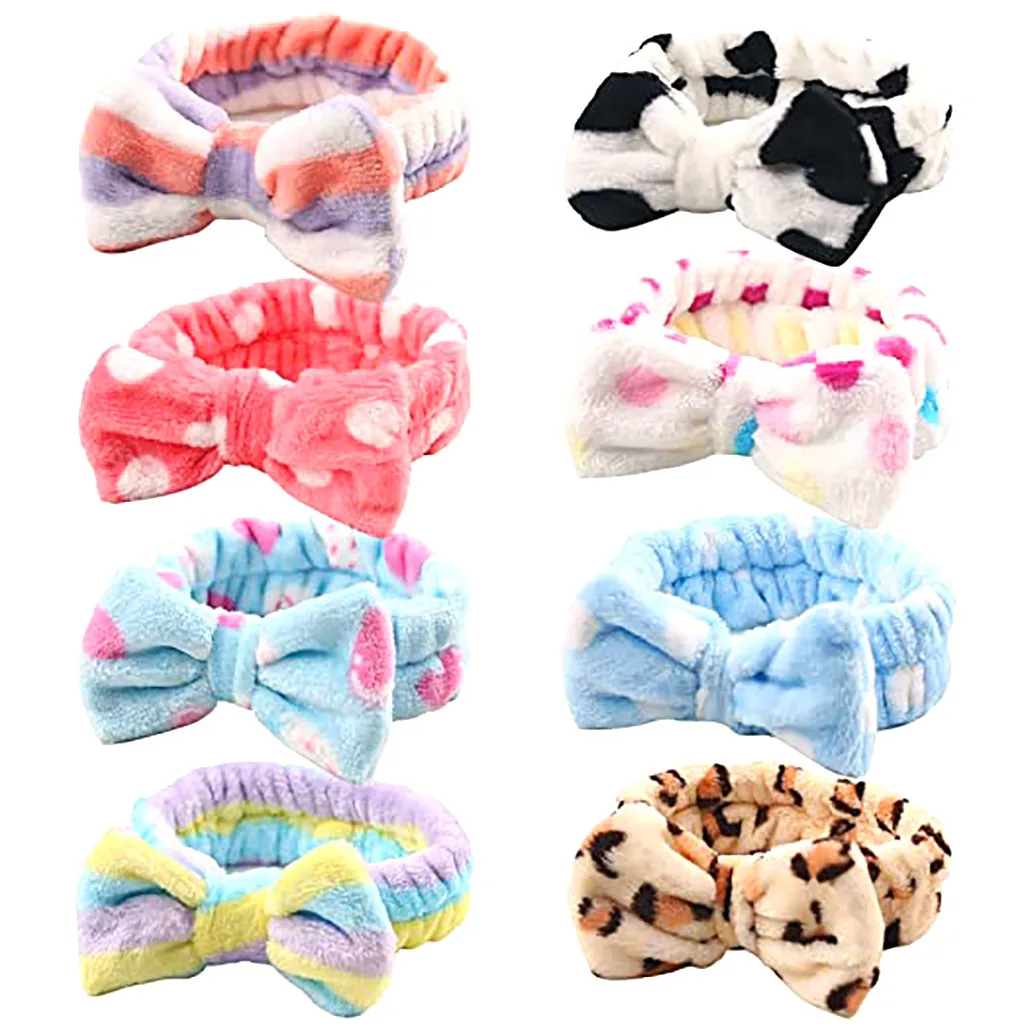 Headband 8pc Unisex Bowknot Print Hair Bands Coral Fleece Soft Suitable Wash Hair Accessories Cute Elastic Headbands For Women
Headband 8pc Unisex Bowknot Print Hair Bands Coral Fleece Soft Suitable Wash Hair Accessories Cute Elastic Headbands For Women