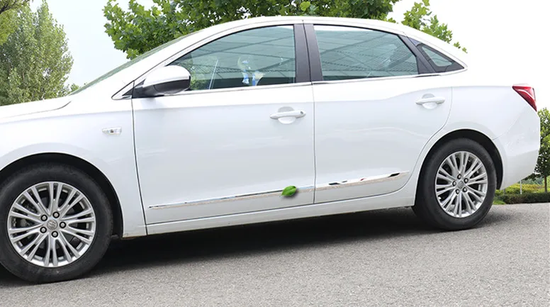Eosuns Car Body Collision Steel Trips Doors Decoration Sills Guard Protection Plates for Buick Excelle Opel Astra 2015-2021 
Eosuns Car Body Collision Steel Trips Doors Decoration Sills Guard Protection Plates for Buick Excelle Opel Astra 2015-2021